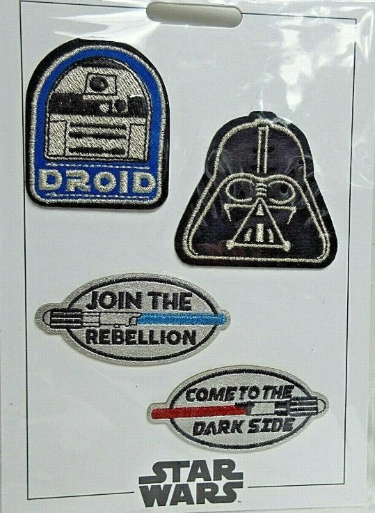 Disney Parks - PatcheD - Star Wars Dark Side Set 1 - 4pc - Patch