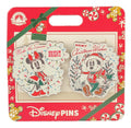 Disney Pin - Merry Christmas Holiday 2022 - Mickey and Minnie Mouse - Vintage