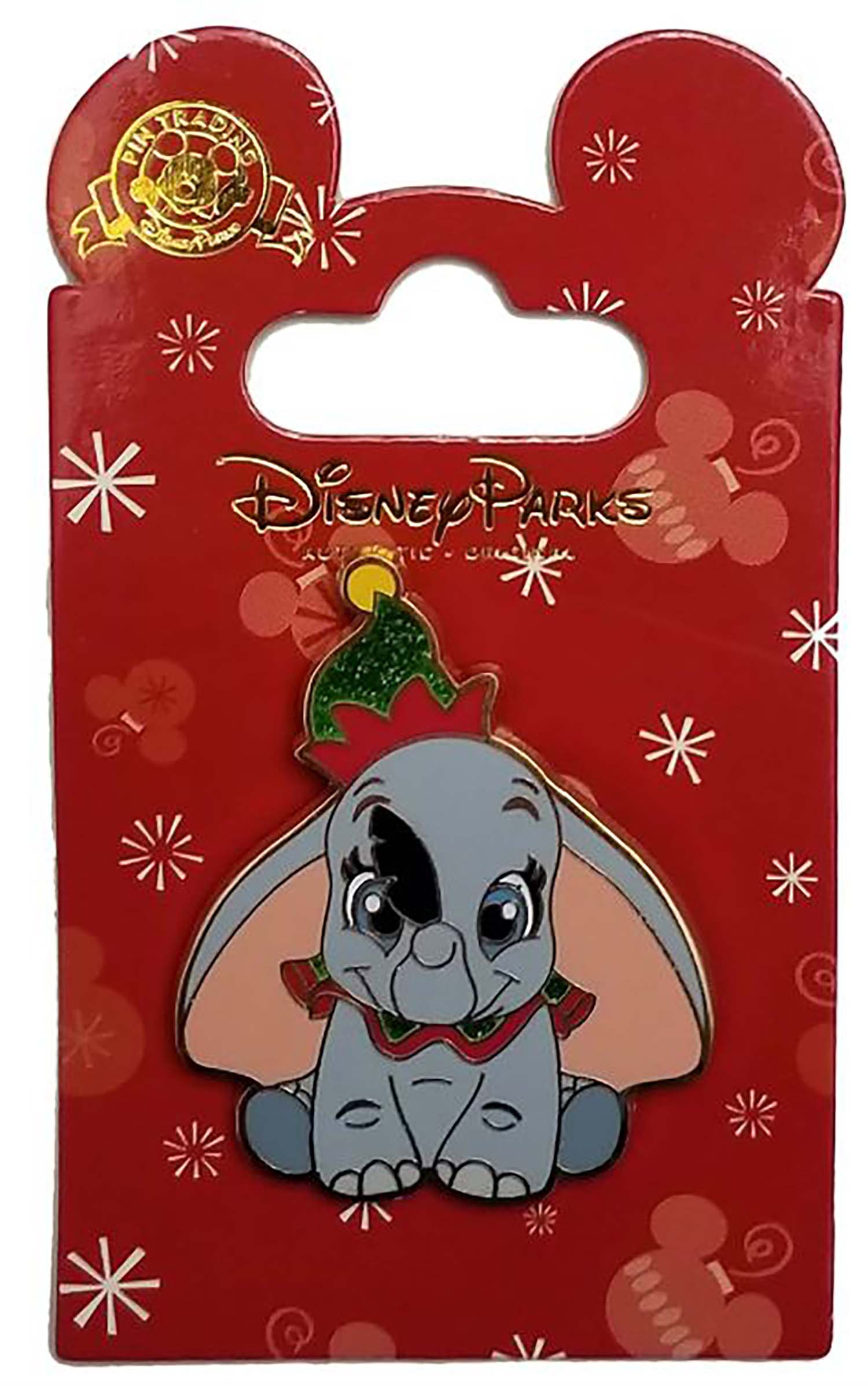 Disney Pin - Christmas Holiday 2017 - Dumbo with Feather
