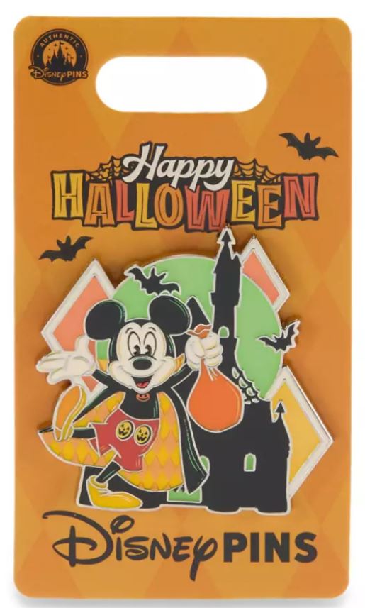Disney Pin - Happy Halloween 2026 - Mickey Mouse w/ Candy Bag - Glow-in-the-Dark