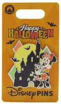 Disney Pin - Happy Halloween 2026 - Minnie Mouse and Figaro - Glow-in-the-Dark