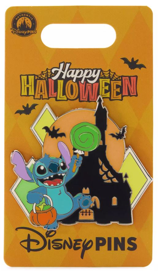 Disney Pin - Happy Halloween 2026 - Stitch Trick or Treating - Glow-in-the-Dark