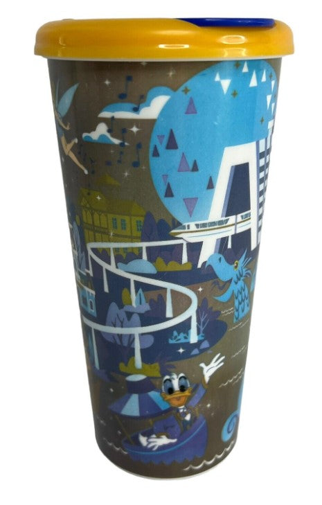 Disney Parks Travel Mug - WDW 50th Anniversary Resorts - Mickey & Minnie - alternate view 3