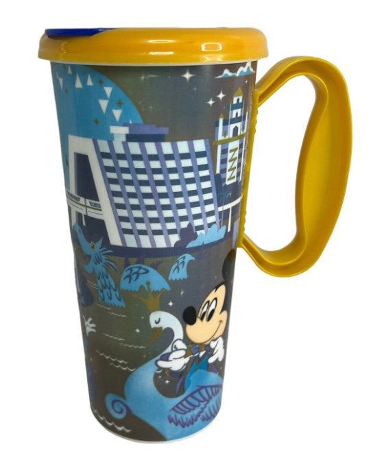 Disney Parks Travel Mug - WDW 50th Anniversary Resorts - Mickey & Minnie - alternate view 4